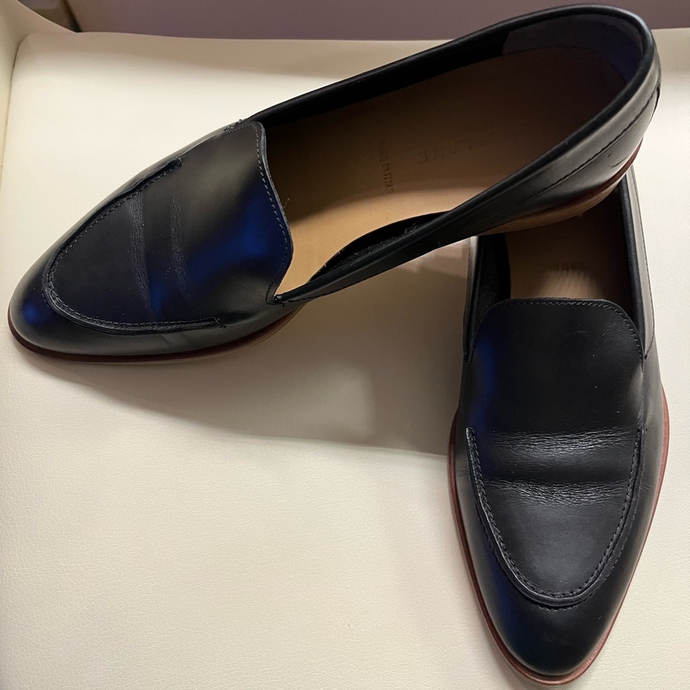Everlane size 8 black shoes flats loafers